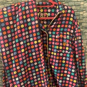 PINK Victoria’s Secret multicolored polka dot pjs